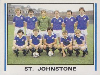 1980-81 Panini Football (UK) #557 St. Johnstone Team Group Front