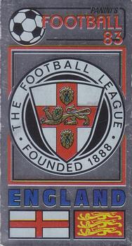 1982-83 Panini Football 83 (UK) #1 Football League Badge Front