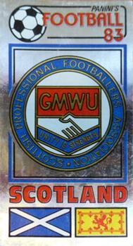 1982-83 Panini Football 83 (UK) #4 Scotland Professional Footballers' Association Badge Front