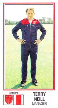 1982-83 Panini Football 83 (UK) #7 Terry Neill Front