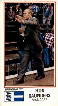 1982-83 Panini Football 83 (UK) #39 Ron Saunders Front
