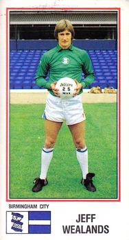 1982-83 Panini Football 83 (UK) #40 Jeff Wealands Front