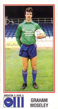 1982-83 Panini Football 83 (UK) #56 Graham Moseley Front