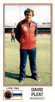 1982-83 Panini Football 83 (UK) #135 David Pleat Front