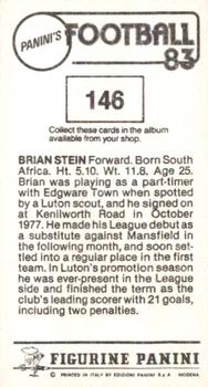 1982-83 Panini Football 83 (UK) #146 Brian Stein Back