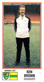 1982-83 Panini Football 83 (UK) #183 Ken Brown Front