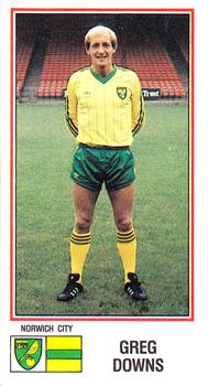 1982-83 Panini Football 83 (UK) #185 Greg Downs Front
