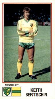 1982-83 Panini Football 83 (UK) #193 Keith Bertschin Front
