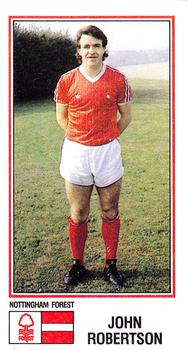 1982-83 Panini Football 83 (UK) #209 John Robertson Front