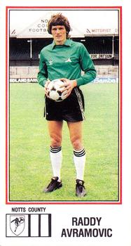 1982-83 Panini Football 83 (UK) #216 Raddy Avramovic Front