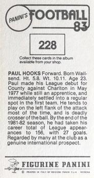 1982-83 Panini Football 83 (UK) #228 Paul Hooks Back