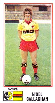 1982-83 Panini Football 83 (UK) #319 Nigel Callaghan Front