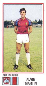 1982-83 Panini Football 83 (UK) #349 Alvin Martin Front