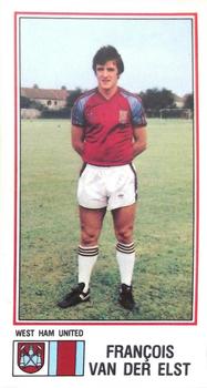 1982-83 Panini Football 83 (UK) #351 Francois Van Der Elst Front