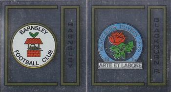 1982-83 Panini Football 83 (UK) #357 Barnsley / Blackburn Rovers Badge Front