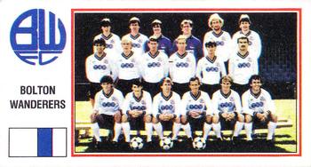 1982-83 Panini Football 83 (UK) #361 Bolton Wanderers Team Photo Front
