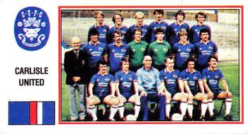 1982-83 Panini Football 83 (UK) #365 Carlisle United Team Photo Front