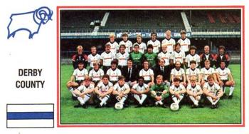 1982-83 Panini Football 83 (UK) #371 Derby County Team Photo Front