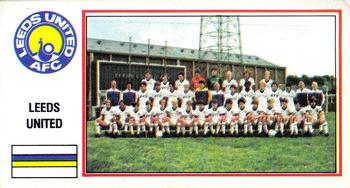 1982-83 Panini Football 83 (UK) #376 Leeds United Team Photo Front