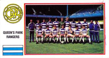 1982-83 Panini Football 83 (UK) #383 Queen's Park Rangers Team Photo Front