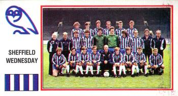 1982-83 Panini Football 83 (UK) #386 Sheffield Wednesday Team Photo Front