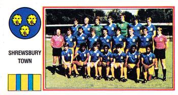 1982-83 Panini Football 83 (UK) #388 Shrewsbury Town Team Photo Front
