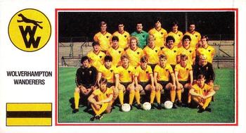 1982-83 Panini Football 83 (UK) #389 Wolverhampton Wanderers Team Photo Front
