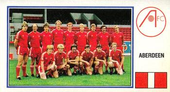1982-83 Panini Football 83 (UK) #390 Aberdeen Team Group Front