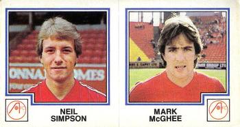 1982-83 Panini Football 83 (UK) #397 Neil Simpson / Mark McGhee Front