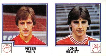 1982-83 Panini Football 83 (UK) #398 Peter Weir / John Hewitt Front