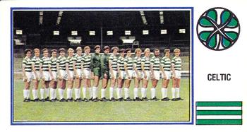 1982-83 Panini Football 83 (UK) #399 Celtic Team Group Front