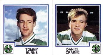 1982-83 Panini Football 83 (UK) #404 Tommy Burns / Daniel Crainie Front