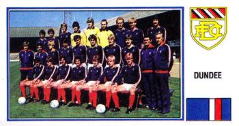 1982-83 Panini Football 83 (UK) #408 Dundee Team Group Front