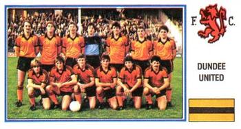 1982-83 Panini Football 83 (UK) #417 Dundee United Team Group Front