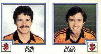 1982-83 Panini Football 83 (UK) #421 John Holt / David Narey Front