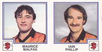 1982-83 Panini Football 83 (UK) #423 Maurice Malpas / Iain Phillip Front