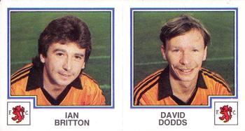 1982-83 Panini Football 83 (UK) #424 Ian Britton / David Dodds Front