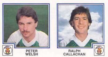 1982-83 Panini Football 83 (UK) #431 Peter Welsh / Ralph Callachan Front