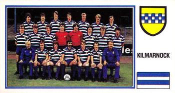 1982-83 Panini Football 83 (UK) #435 Kilmarnock Team Group Front