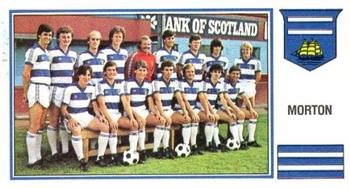1982-83 Panini Football 83 (UK) #444 Greenock Morton Team Group Front