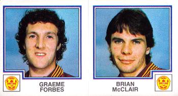 1982-83 Panini Football 83 (UK) #459 Graeme Forbes / Brian McClair Front