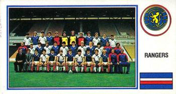 1982-83 Panini Football 83 (UK) #462 Rangers Team Group Front