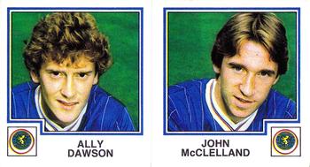 1983 Panini Football UK #465 Ally Dawson / John McClelland Front