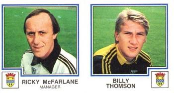 1982-83 Panini Football 83 (UK) #473 Ricky McFarlane / Billy Thomson Front