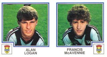 1982-83 Panini Football 83 (UK) #478 Alan Logan / Francis McAvennie Front