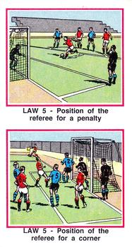 1982-83 Panini Football 83 (UK) #487 Position Of The Referee Front