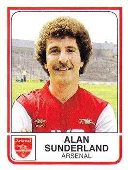 1983-84 Panini Football 84 (UK) #18 Alan Sunderland Front