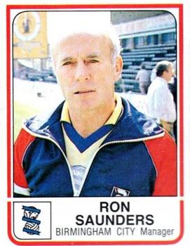 1983-84 Panini Football 84 (UK) #46 Ron Saunders Front