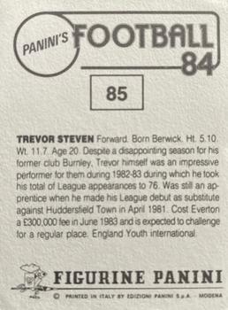 1983-84 Panini Football 84 (UK) #85 Trevor Steven Back