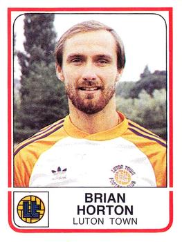 1983-84 Panini Football 84 (UK) #145 Brian Horton Front